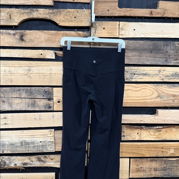 ATHLETA Black Salutation Stash High Rise Flare Pant Size Medium - Picture 8 of 11